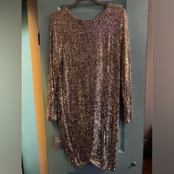 Sequined sparkly party dress - Picture 1 of 2